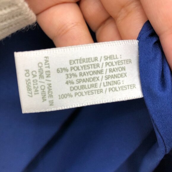 Simons' Contemporaine Blue Pencil Mini Skirt size 8 - Picture 6 of 11